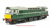 2770 Heljan Class 27 Diesel Locomotive in BR Green livery with small yellow panels